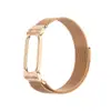 Adequado para moldura de relógio de metal tipo armadura de ar para Google Fitbit, pulseira de metal magnética Milan colorida para Google