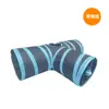 Venta al por mayor de suministros para mascotas para fabricantes Túnel para gatos Canal de gateo recto de tres vías para gatos Juguetes para gatos Tienda nido plegable