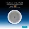 Altavoces de Techo de Plástico de 3-6W de Voltaje Fijo de 4 Pulgadas Sistema de Megafonía Música de Fondo Altavoz de Techo