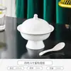 Restaurante de Hotel Club Shaxian Olla de cerámica china para guisar a prueba de agua guiso Bol para huevo al vapor Nido de pájaro con tapa Olla para guisar Buddha salta la pared