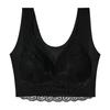 Sexy Lace Traceless Vest-type One Piece Fixed Cup Underwear Push-up Side-fechamento Dormir Não-aço Anel Plus Size Sutiã