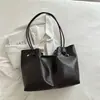 Bolsa Tote Casual Retrô 2026 Fashionável Tendência para o Trabalho Primavera Verão Novo Estilo Maillard Grande Capacidade Bolsa de Ombro