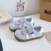 Velcro com Sino Capivara Rosa Cabeça Grande Sapatos Casuais 2025 Sapatos de Treino Alemães Sapatos Casuais Planos B3010