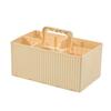 Cesta de Almacenamiento para Artículos de Aseo de Baño Encimera Compartimento para Mascarillas y Productos para el Cuidado de la Piel Caja Plegable de Plástico Caja Organizadora