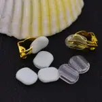 厂家批发耳环饰品配件 耳夹片防痛垫青蛙夹防痛垫 塑胶防痛耳垫