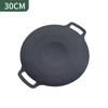 Plato para barbacoa de camping al aire libre para el hogar, plato coreano para carne frita, plato redondo portátil para huevos fritos, placa para teppanyaki y horneado, trípode con dos asas