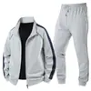 Conjunto de Algodão Puro de Tamanho Grande 2026, Conjunto Cardigan para Esportes ao Ar Livre e Lazer de Primavera e Outono, Conjunto de Três Peças de Moletom Confortável e Respirável