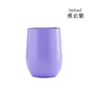 Venta Caliente Transfronteriza Taza de Cáscara de Huevo de Doble Capa de Acero Inoxidable Taza de Huevo de Vientre Grande Taza Térmica en Forma de U Taza para Vino Tinto Cerveza Impresible