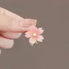 Nuevo clip de garra mini de alta gama 2023 flor de cerezo tocado de princesa clip lateral para flequillo pasador pasador de aleación