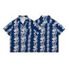 Camisa Hawaiana de Flores para Hombre Verano Seda de Hielo Delgada Holgada Manga Corta Camisa Estilo Americano Marca de Moda Chaqueta Casual