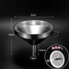 Funil 304 Grau Alimentício Pote de Óleo Calibre Doméstico Espessado Aço Inoxidável Vazamento de Vinho Pequeno Calibre Rede de Filtro para Inverter Óleo Vapor de Vinho