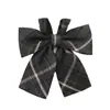 [Entrega Rápida] Blusa jk Black Tie Xadrez Estilo College Casal Gola Retro dk Meninos Grátis