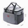 Nueva bolsa aislante de tela Oxford, bolsa de picnic gruesa de gran capacidad, bolsa de almuerzo aislante portátil para el hombro, fábrica en el lugar