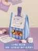 Bolsa de empaque para galletas galleta crujiente de copo de nieve bolsa de papel kraft caja de regalo caramelo dulce turrón alimento dulce para no hornear