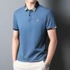 Verano Nuevas Blusas Camisetas de Manga Corta para Hombre Solapa Casual de Negocios Polos para Hombre Camisetas Sueltas a la Moda Ropa para Hombre