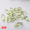 Adorno para la cabeza DIY Cortina de cuentas de iluminación Cuentas Accesorios Acrílico Cristal de imitación Gota de agua Transparente Cuentas sueltas Joyería Borla Colgante