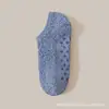 Meias de chão de baixa cutagem em fleece de coral transfronteiriças, espessadas com antiderrapantes, meias para dormir em casa, disponíveis em várias cores, em estoque de fábrica