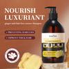 Champú para cabello con jengibre SADOER, control de aceite vegetal, champú anticaspa y antiarrugas, comercio exterior, venta al por mayor transfronteriza.