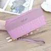 Cartera de Mujer Nueva 2025 Larga de Moda con Cremallera Multifuncional de Gran Capacidad Estilo Coreano Porta Tarjetas Bolso de Mano