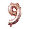 Globo Digital Grande de 40 Pulgadas Delgado Azul Rosa Oro Rosa Decoración de Boda Fiesta de Cumpleaños para Niños