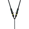 Cordón de Collar Tejido a Mano de Ágata Cuerda para Colgar Colgante de Jade Cordón para el Cuello Colgante de Jade Cordón de Colgante de Jade de Alta Gama para Hombres y Mujeres