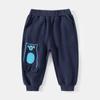 Pantalones Deportivos para Niños Bordados de Oso de Dibujos Animados Cintura Media Casual Pantalones Deportivos para Jóvenes Patrón Lindo Pantalones Deportivos para Niños