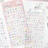 Pegatinas de Elementos Pequeños Láser con Purpurina Fina Estilo Coreano, Pegatinas Adhesivas Transparentes de Mascota, Arte de Uñas Gupan, Pegatinas de Material para Bordes de Diario