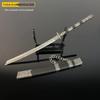 Espada antiga famosa espada Kangxi faca de batalha artesanato de metal modelo de arma decoração liga bainha brinquedos periféricos