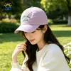 Boné de Baseball Leve Dopamina Feminino Primavera Verão Novo Japonês Simples Moda Versátil Proteção Solar Respirável Secagem Rápida Boné Bico de Pato
