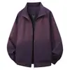 Chaqueta de marca de moda estilo americano con cuello alto, chaqueta de béisbol para hombres jóvenes, chaqueta holgada de primavera y otoño, versión coreana, cárdigan casual y sofisticado, top de lujo ligero