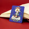 Pintura Thangka Pintada à Mão Núcleo do Ano do Cavalo Pingente de Buda, Pingente da Montanha Wutai, Signo de Escorpião, Colar Tridimensional Manjushri e Samantabhadra Atacado