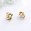 Pendientes de Temperamento de Moda Retro Ins Simples Transfronterizos Europeos y Americanos Personalidad Nicho Diseño Único Forma Irregular Pendientes para Mujer