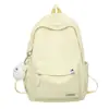 Mochila Feminina Fresca e Doce Nova Simples Versátil Estilo Universitário Bolsa para Livros Ensino Fundamental Médio Superior Mochila ins