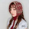 Atacado 25 Anos Inverno Novo Jacquard Fair Isle de Alta Qualidade Tricotado Protetores de Ouvido para Mulheres, Proteção de Ouvido, Coberturas de Orelha Quentes, Aquecedores de Orelha