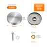 Espejo publicitario de acero inoxidable 304, cubierta decorativa para uñas, tornillo para uñas de vidrio, cartelera acrílica, fea tapa con hebilla decorativa