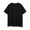 Camiseta de Manga Curta com Ombros Caídos, Tamanho Grande, 260g, com Padrão de Logo Personalizado, Caimento Solto, Estampa Tingida com Cera, Estilo Moderno