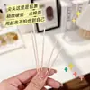 Cotonete Pontiagudo de Algodão, Ponta Fina Pequena para Maquiagem, Contorno de Sobrancelhas e Delineador, Palito Ultra Fino, Palito Pequeno de Madeira Descartável para Salão de Beleza de Tatuagem
