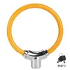Candado para bicicleta de montaña y carretera, candado de cable de acero engrosado, candado de anillo de aleación, impermeable, anti-corte, candado antirrobo para bicicletas eléctricas