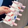 Novo Grampo de Bico de Pato de Gato Fofo Acrílico Sanrio Grampo de Cabelo Grande Grampo para Franja de Menina Doce Sem Marcação