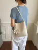 Bolso tote tejido retro de nicho transfronterizo 2026 nuevo de gran capacidad para el día a día, de hombro, casual, de doble hombro, para llevar debajo del brazo