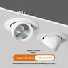 Luminária de Teto Embutida em Formato de Tromba de Elefante, Spot de Alto Índice de Reprodução de Cor, Luminária de Parede de Fundo para Loja de Roupas, Luminária LED de Sobrepor
