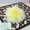 Cabeça de Flor de Peônia Simulada Feita à Mão DIY Acessórios de Flor Artificial Casamento Arranjo de Parede de Flores para Casamento Adorno de Cabeça Grampo de Cabelo Adereços de Dança