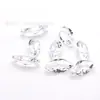 Atacado de fábrica vidro marquise, vidro marquise branco e colorido 1.5*3-6*12mm cabochão de fundo pontudo pedras soltas