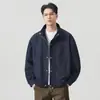 Jaqueta Jeans Crua Casual Anyang para Homens, Nova Coleção Outono 2026 Estilo Americano Tendência Marca Gola Alta Top Masculino, Transfronteiriço