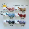 Accesorios de Resina de Color Retro Maillard Joyería DIY Pegamento en Crema Pasador Cuerda para el Cabello Funda de Teléfono Celular Hebilla de Zapato con Agujero Pegatina