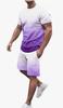 Moda Masculina Nova Tendência de Verão Personalizada Tamanho Plus Amazon Conjunto de Camiseta com Estampa 3D de Gola Redonda e Shorts