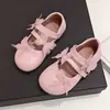 Mocasines estilo británico universitario para niñas, moda versátil de otoño 2026, zapatos de suela blanda, ligeros, de un solo color