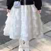 Tamanhos Médio e Grande para Meninas Primavera/Outono 2026 Estilo Jaqueta de Baseball Manga Longa Top com Senso de Design Saia de Renda Conjunto de Duas Peças Tendência