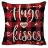 2026 Almohada del Día de San Valentín de Amazon Funda de Almohada Estilo Nuevo Cojín Decorativo para Sofá Funda de Cojín para el Hogar de Lino Estampado