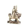 Enfeites de Latão, Enfeites do Bodhisattva Manjushri, Pequenos Artesanatos de Cobre, Artesanato Criativo, Decorações de Escritório, Artesanato para Animais de Chá